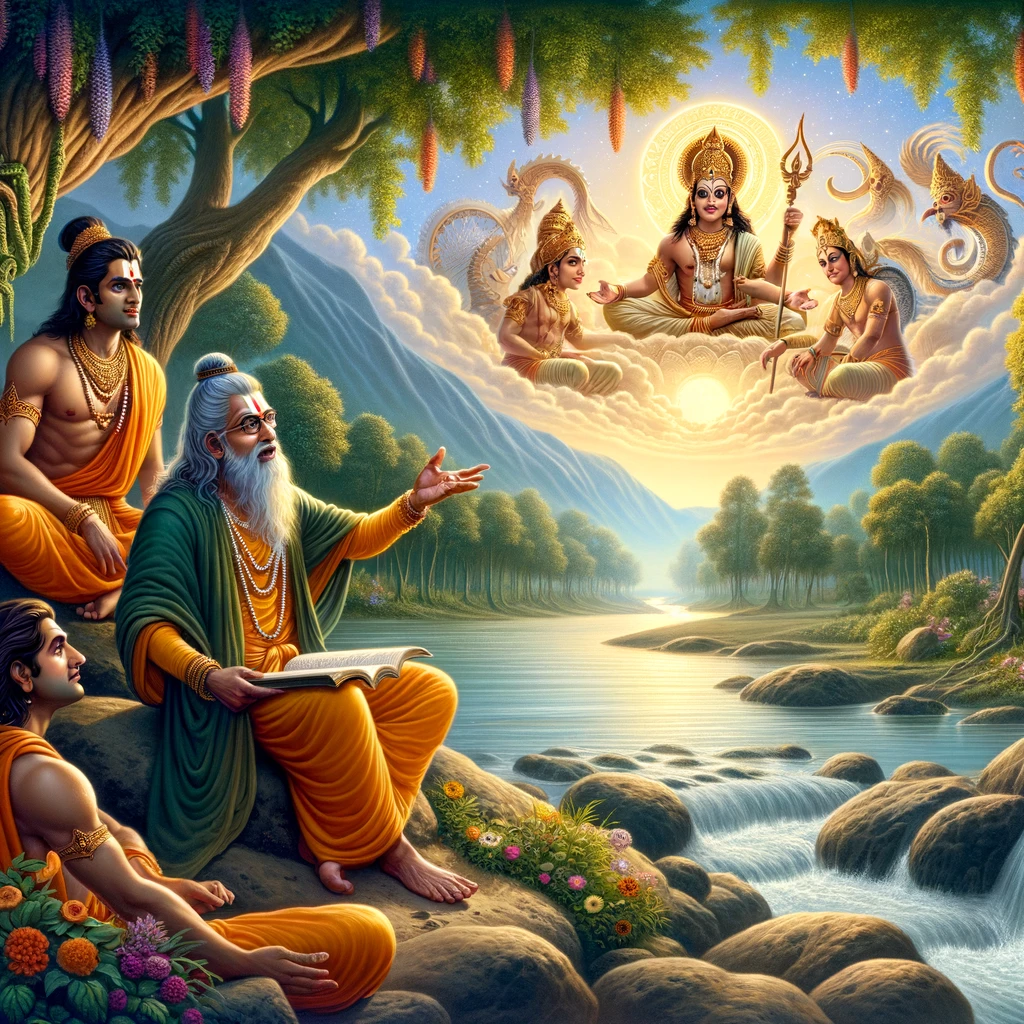 Vishvamitra Narrates the Origin of the Ganges